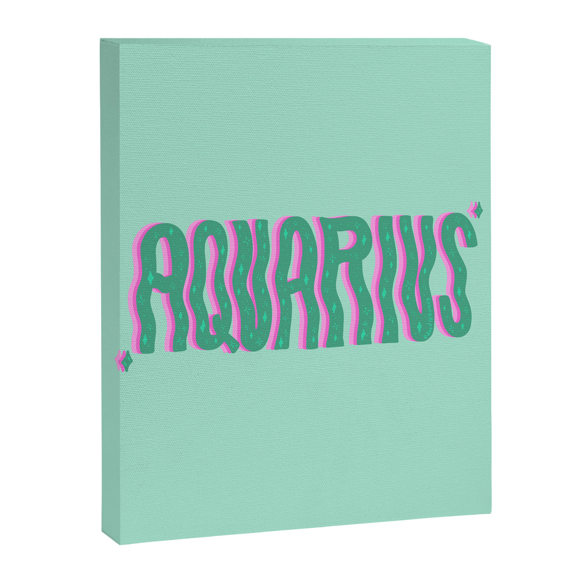 Wavy Aquarius Canvas Print Gallery Image 8