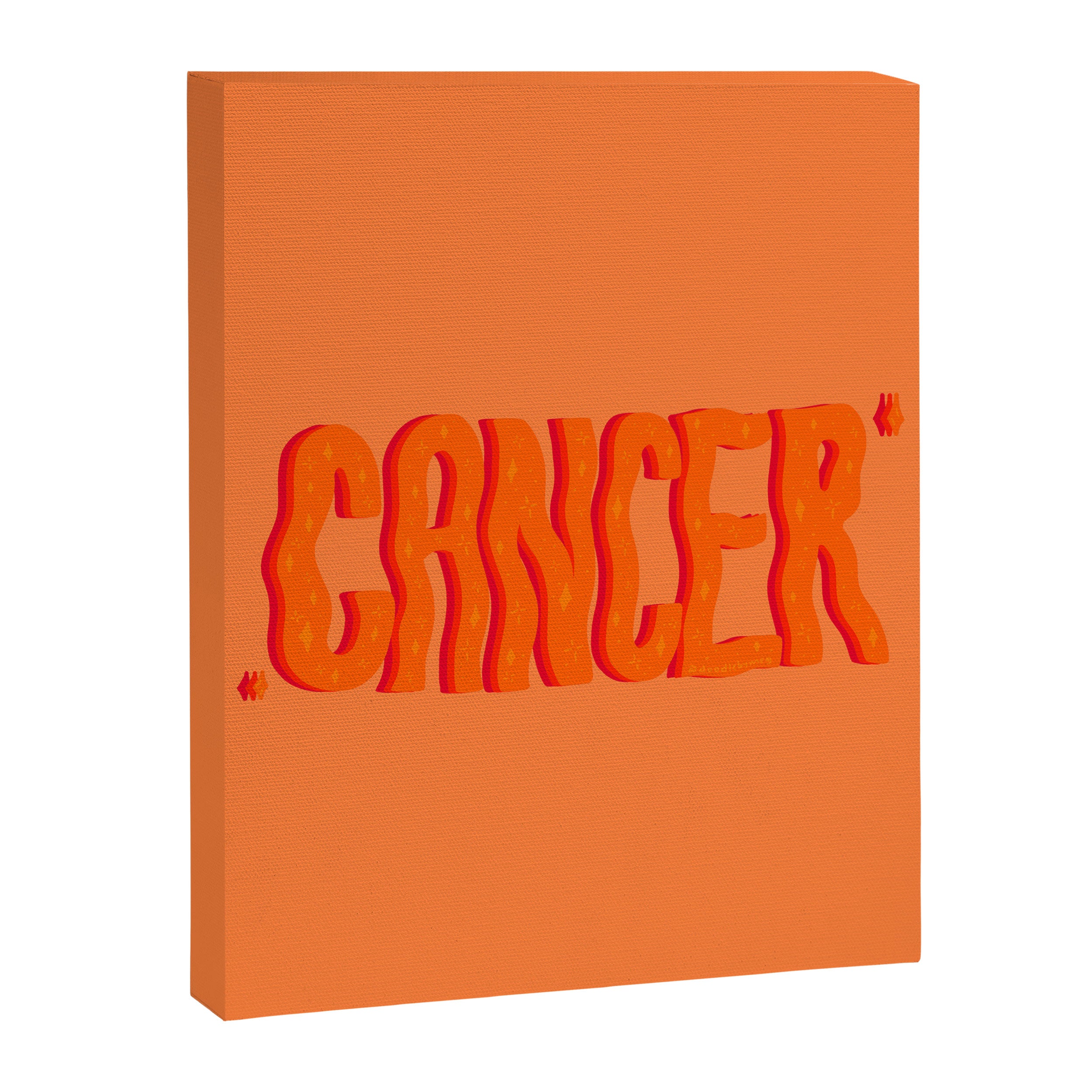 Wavy Cancer Canvas Print Gallery Image 8