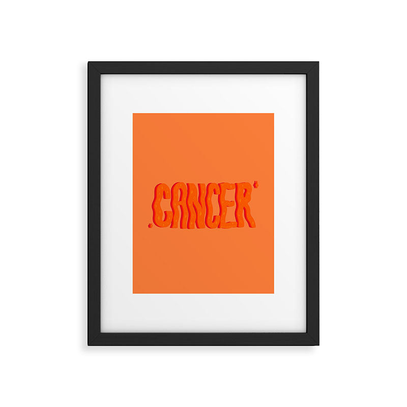 Wavy Cancer Framed Art Print Gallery Image 6