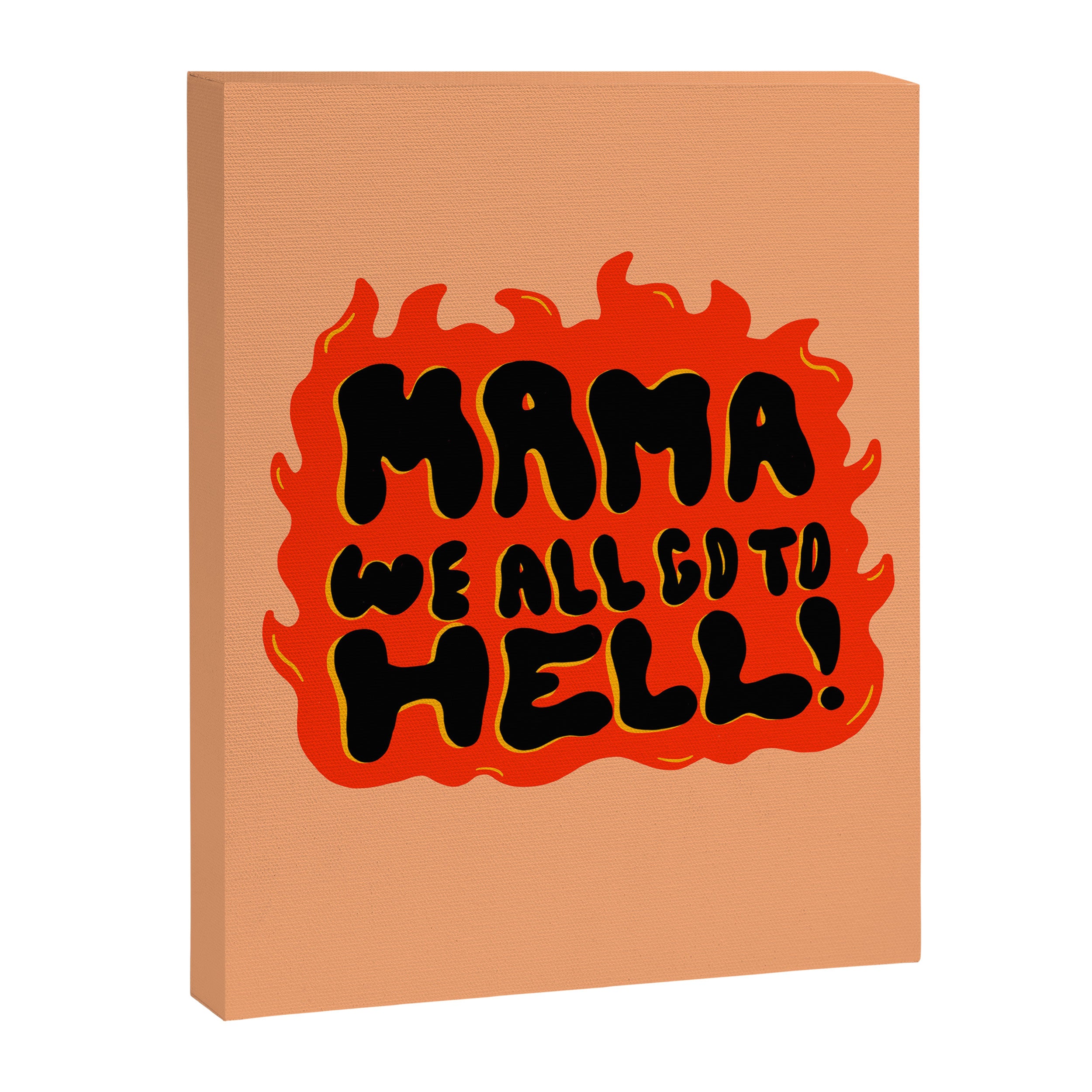 We all go to Hell Canvas Print Gallery Image 8