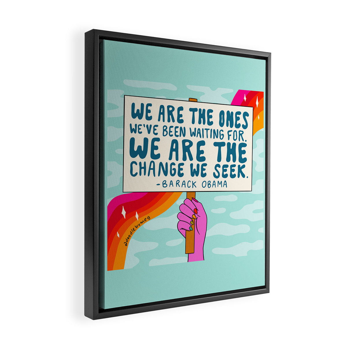 We Are the Ones Framed Canvas Print Gallery Image 2