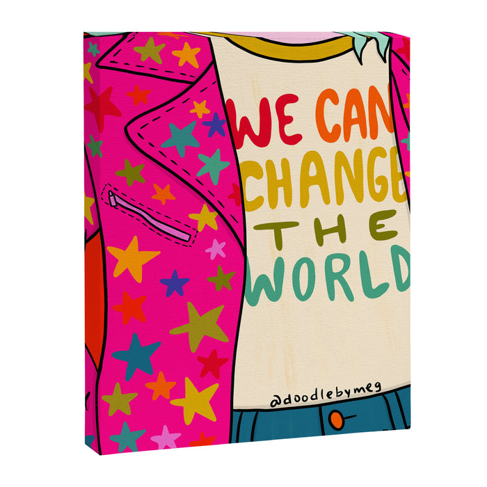 We Can Change the World Canvas Print Gallery Image 1