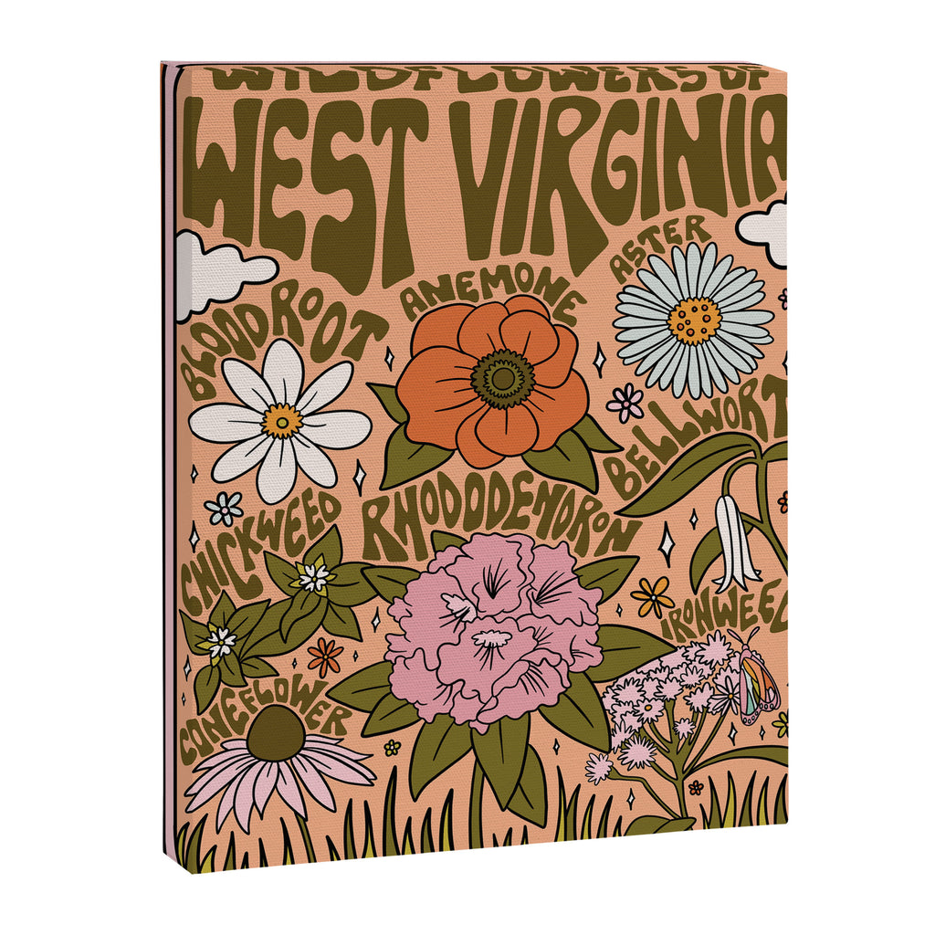 West Virginia Wildflowers Canvas Print Gallery Image 8