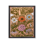 West Virginia Wildflowers Framed Canvas Print Gallery Image 8