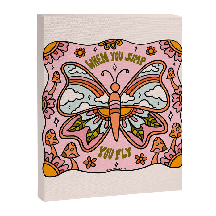 When You Jump You Fly Canvas Print Gallery Image 1