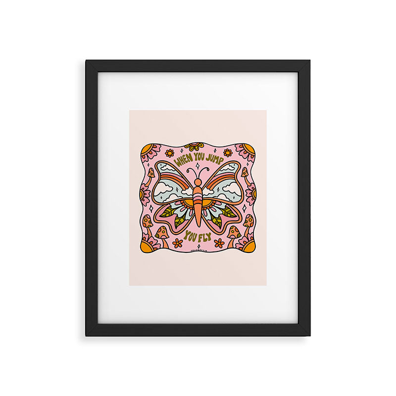When You Jump You Fly Framed Art Print Gallery Image 6