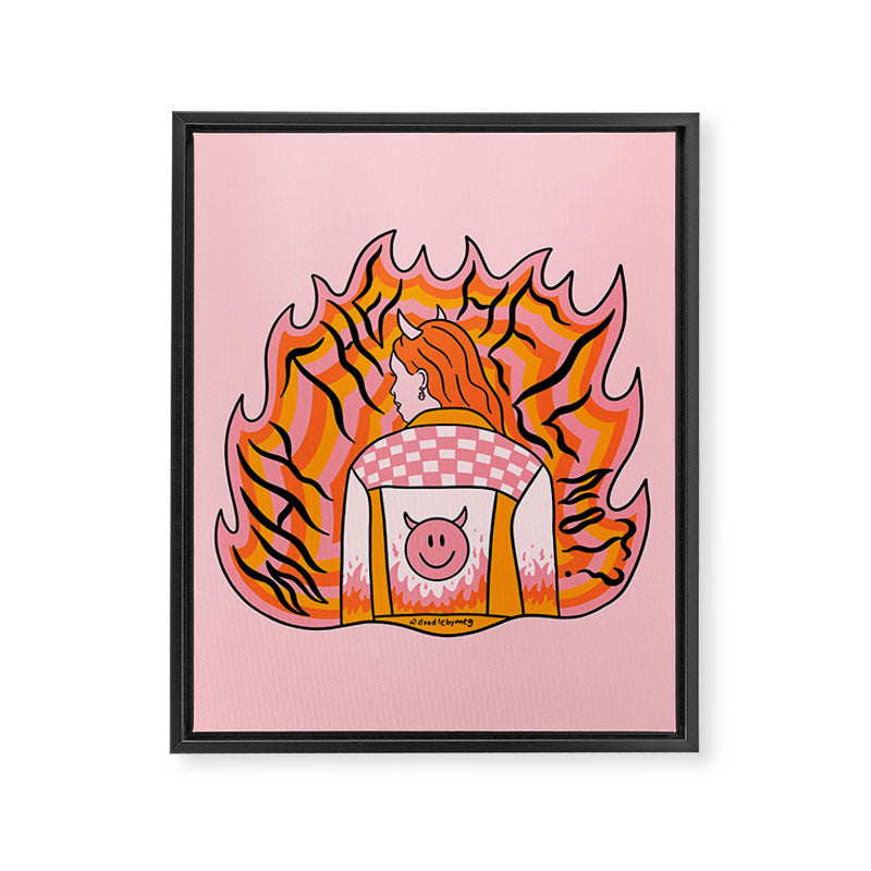 Why The Hell Not Framed Canvas Print Gallery Image 8