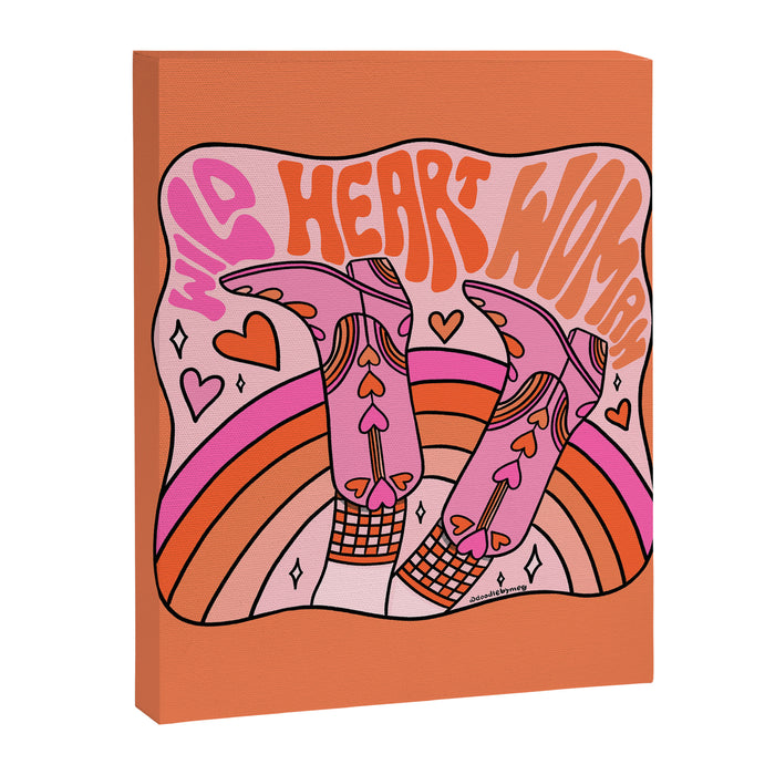 Wild Heart Woman Canvas Print Gallery Image 1