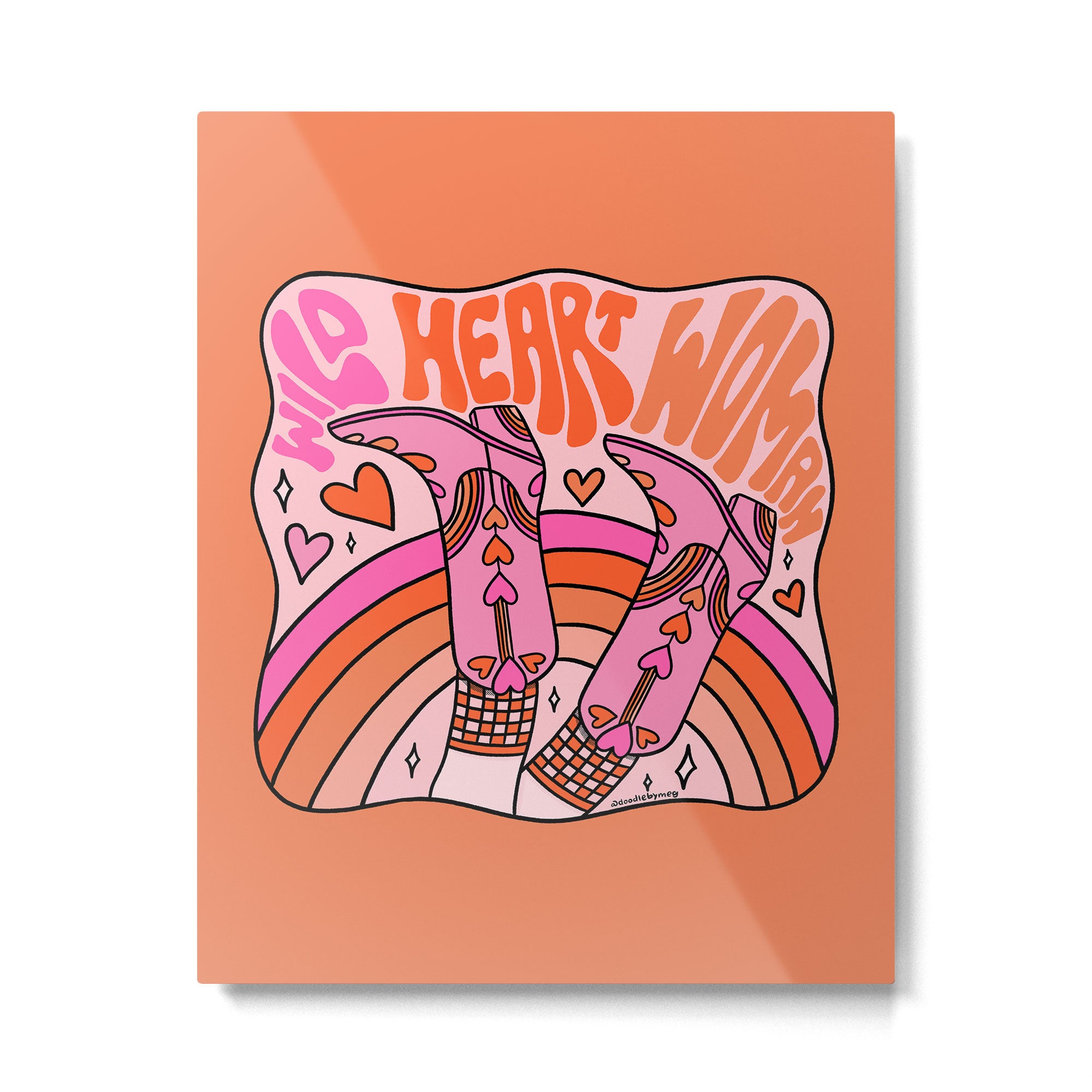 Wild Heart Woman Metal Print Gallery Image 6