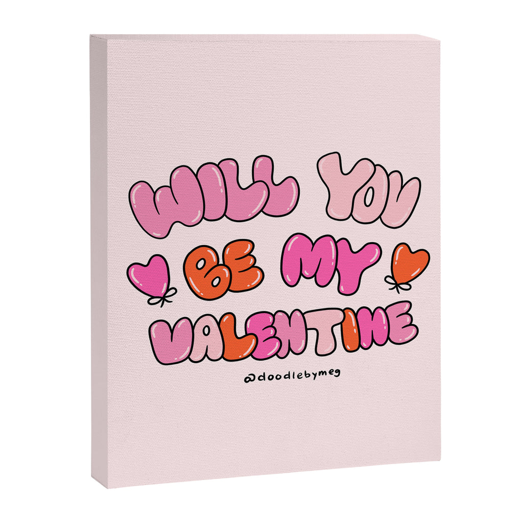 Will You Be My Valentine Canvas Print Gallery Image 8