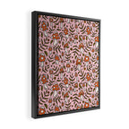 Winter Mushroom Print Framed Canvas Print Gallery Image 2