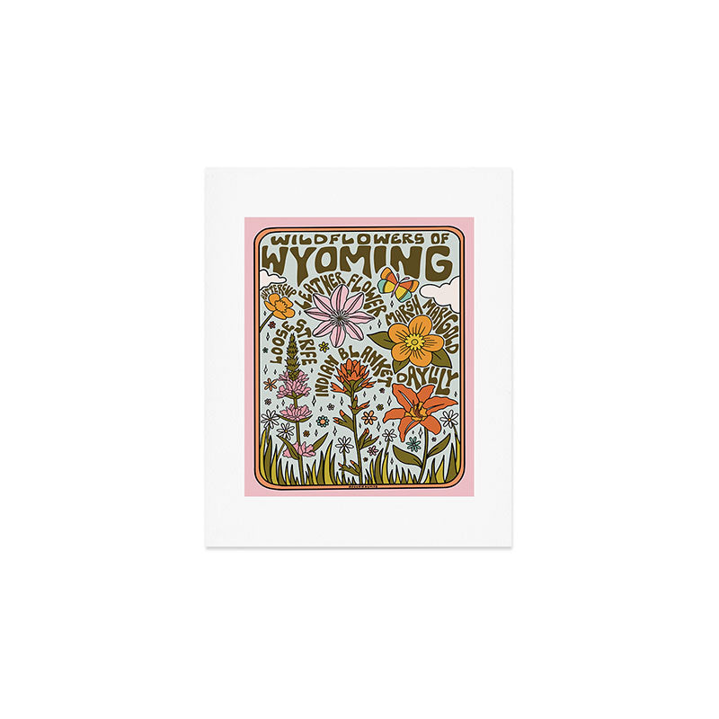 Wyoming Wildflowers Art Print Gallery Image 1