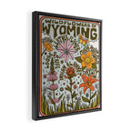 Wyoming Wildflowers Framed Canvas Print Gallery Image 2