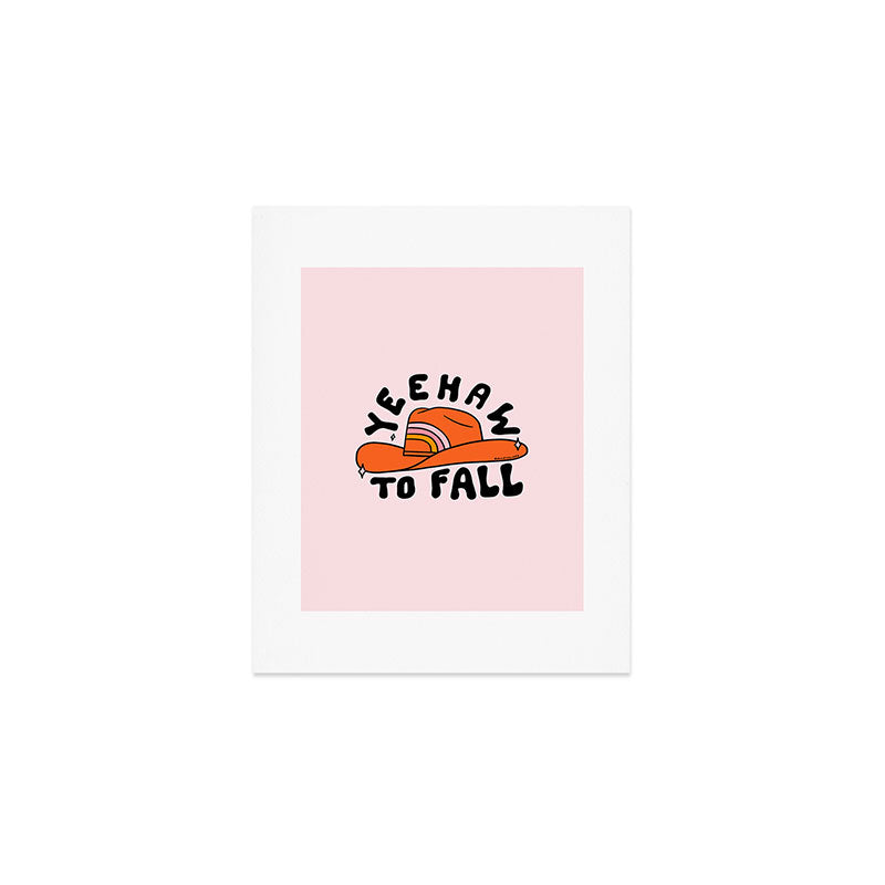 Yeehaw to Fall Art Print Gallery Image 1