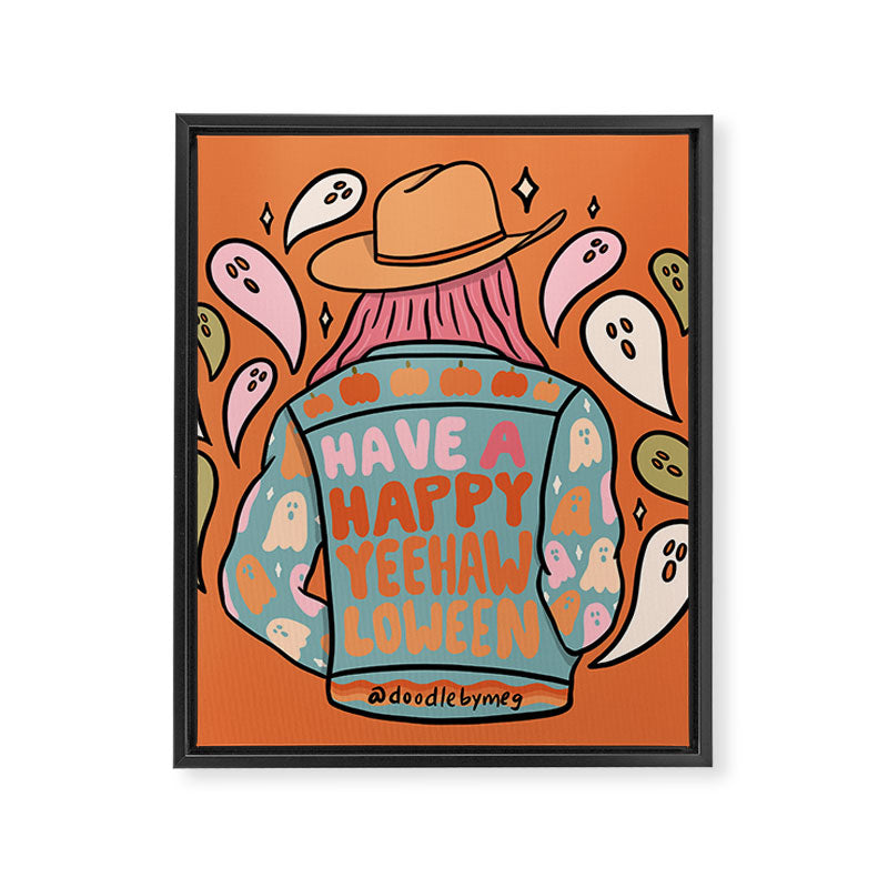 Yeehawlloween Framed Canvas Print Gallery Image 8
