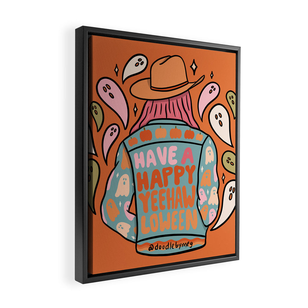 Yeehawlloween Framed Canvas Print Gallery Image 2