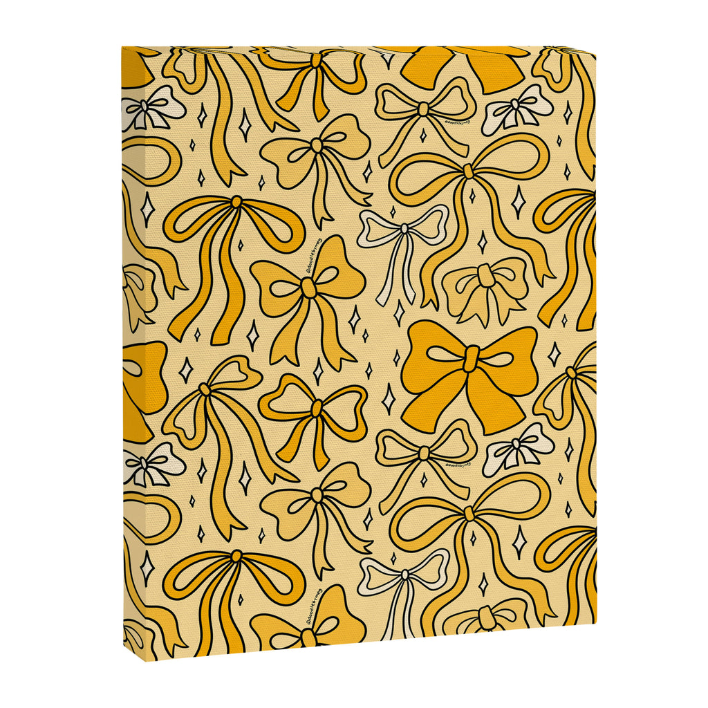 Yellow Bow Print Canvas Print Gallery Image 8