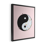 Yin Yang Disco Ball Framed Canvas Print Gallery Image 2