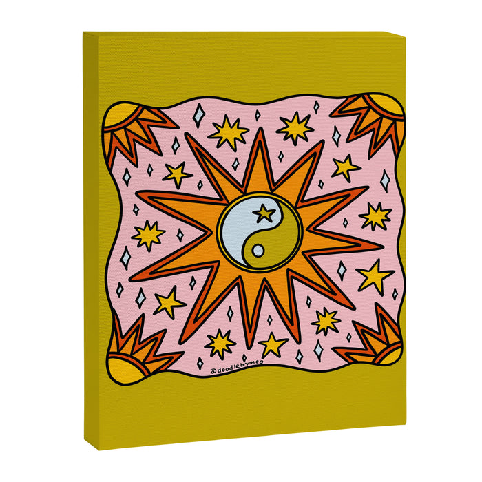 Yin Yang Sun Canvas Print Gallery Image 1