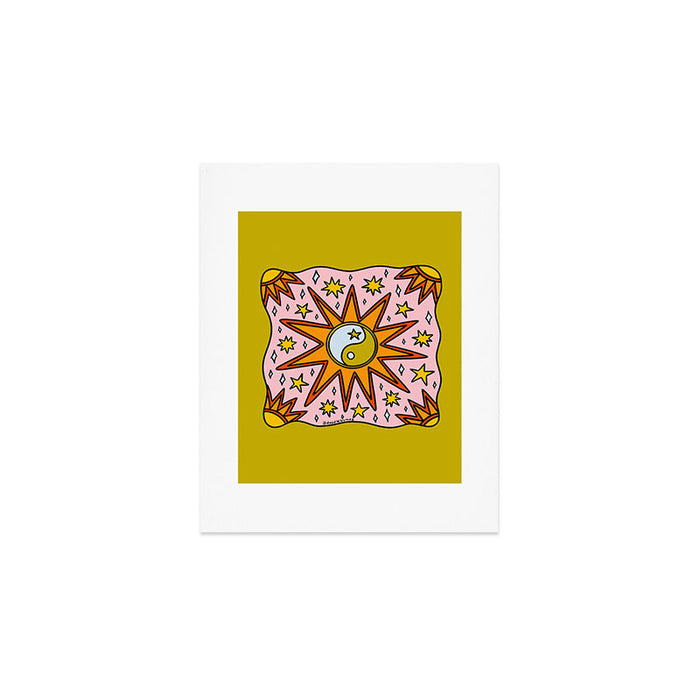Yin Yang Sun Art Print Gallery Image 1
