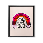 You Are Loved Framed Canvas Print Gallery Image 8