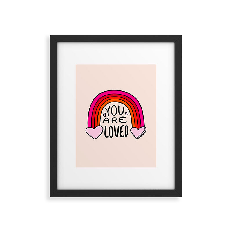 You Are Loved Framed Art Print Gallery Image 6