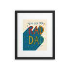 You are One Rad Dad Framed Art Print Gallery Image 6