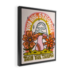 You Are Stronger Than Your Trauma Framed Canvas Print Gallery Image 2