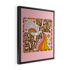 You Can't Pour From An Empty Cup Framed Canvas Print Gallery Image 2