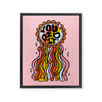 You Did It Framed Canvas Print Gallery Image 8