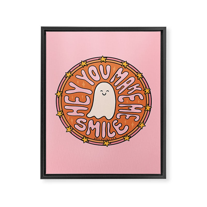 You Make Me Smile Framed Canvas Print Gallery Image 8