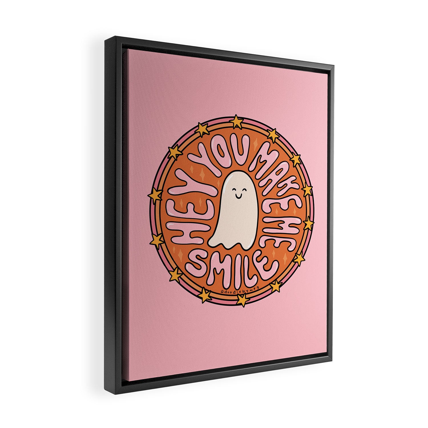 You Make Me Smile Framed Canvas Print Gallery Image 2