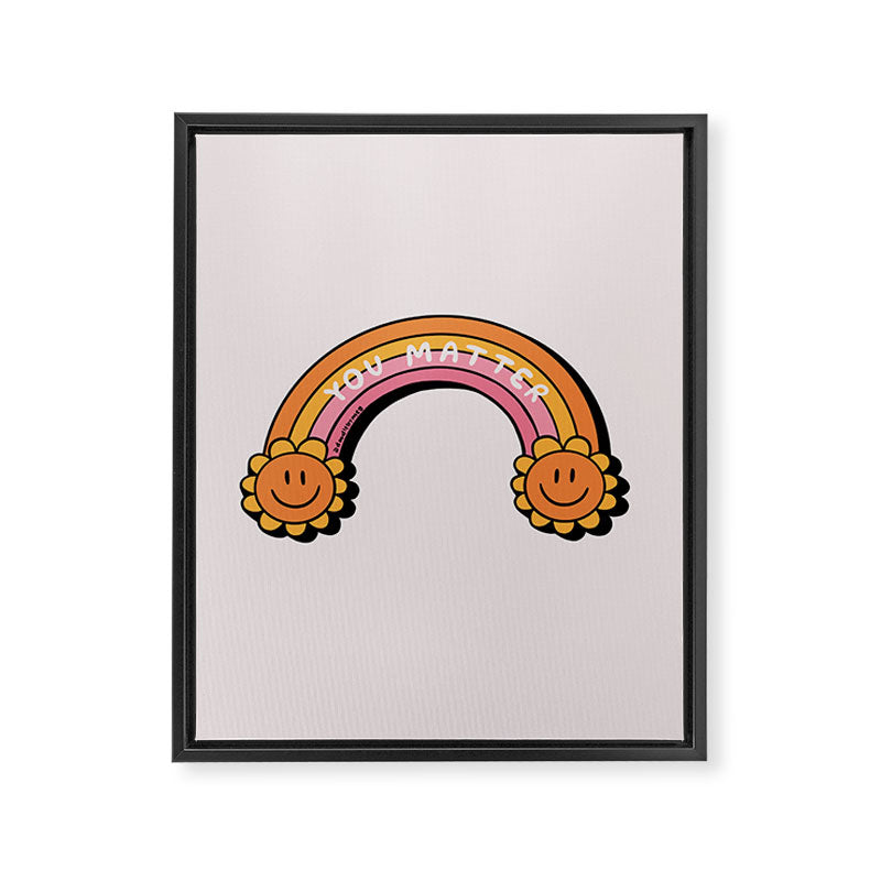 You Matter Framed Canvas Print Gallery Image 8