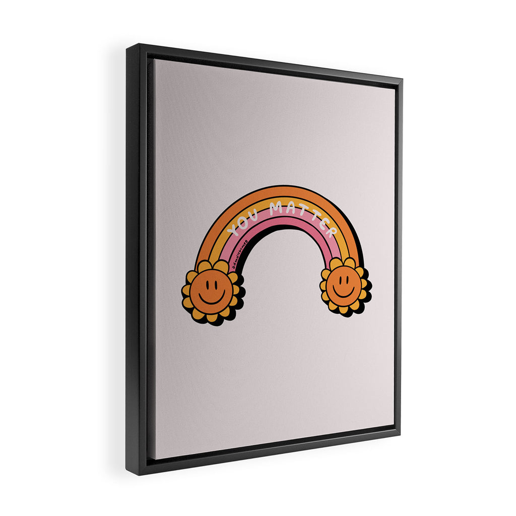 You Matter Framed Canvas Print Gallery Image 2