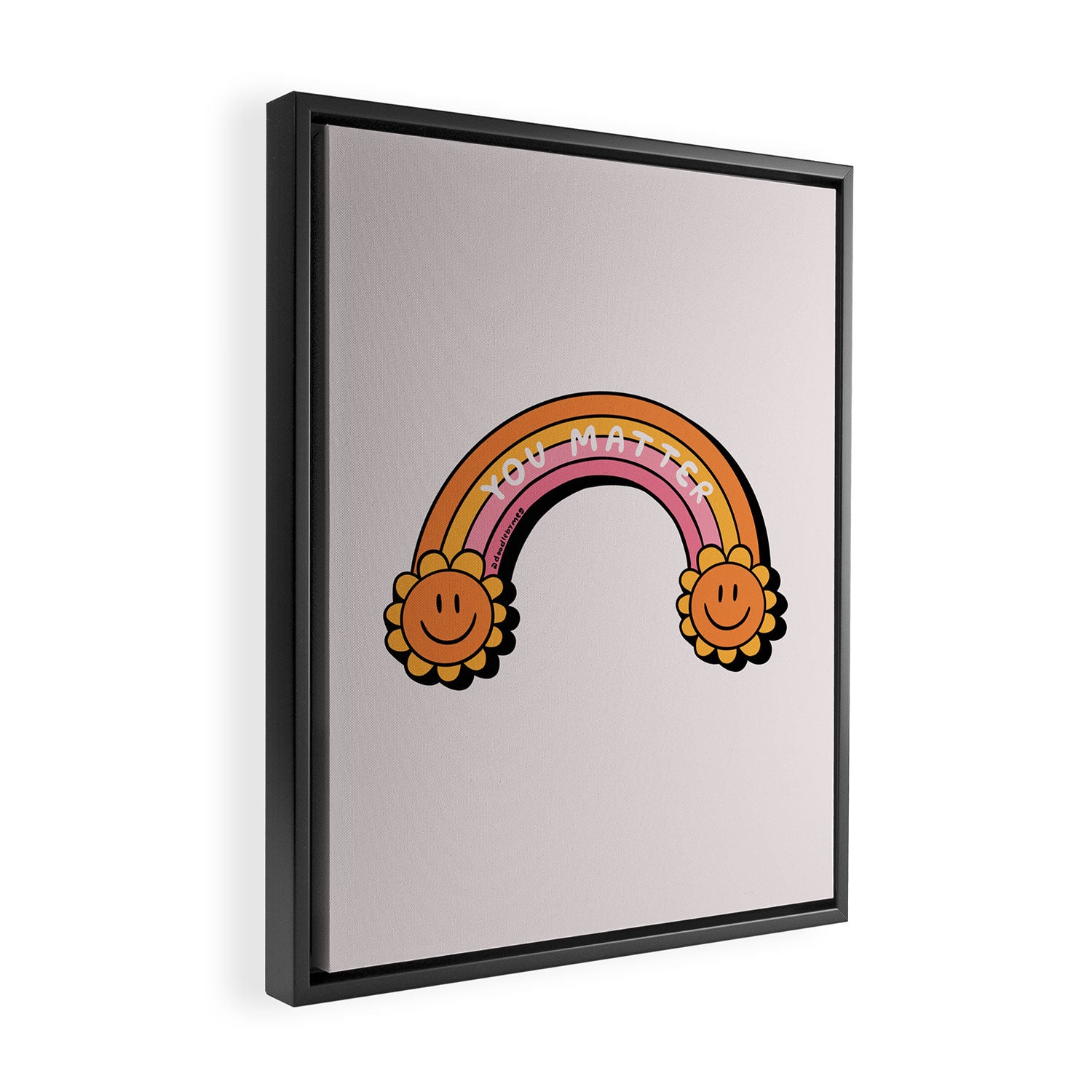 You Matter Framed Canvas Print Gallery Image 2