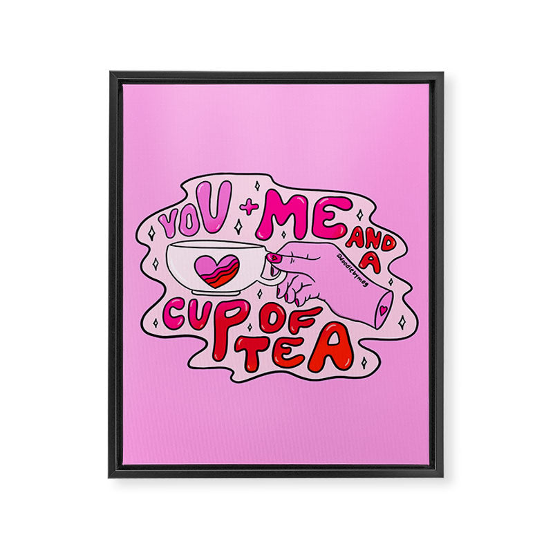 You + Me Framed Canvas Print Gallery Image 8