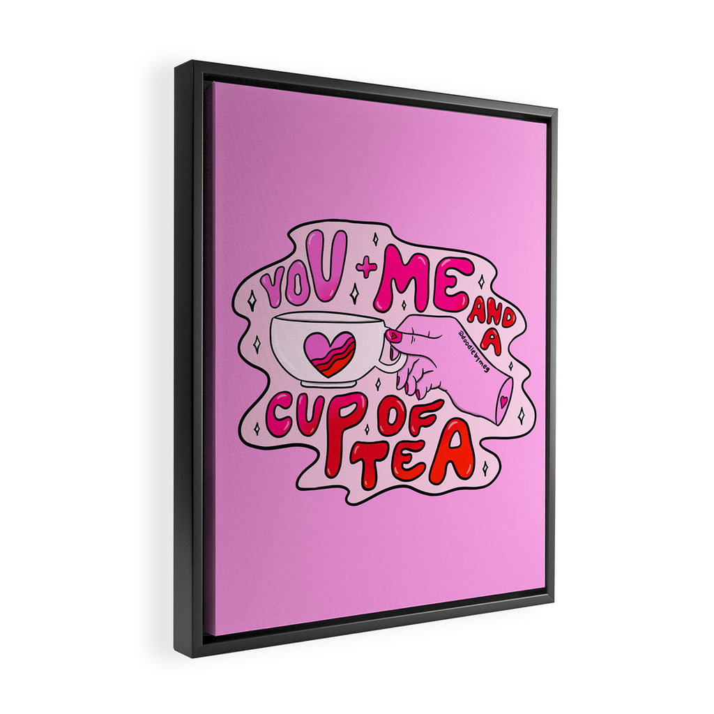 You + Me Framed Canvas Print Gallery Image 2