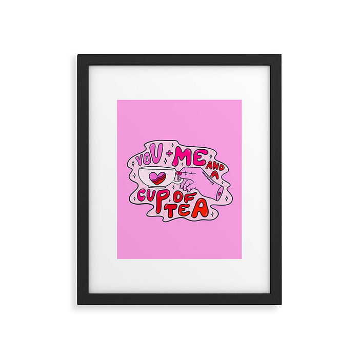 You + Me Framed Art Print Gallery Image 1