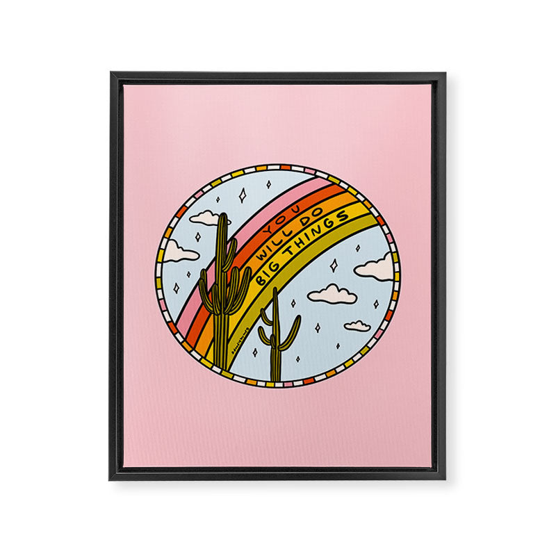 You Will Do Big Things Framed Canvas Print Gallery Image 8