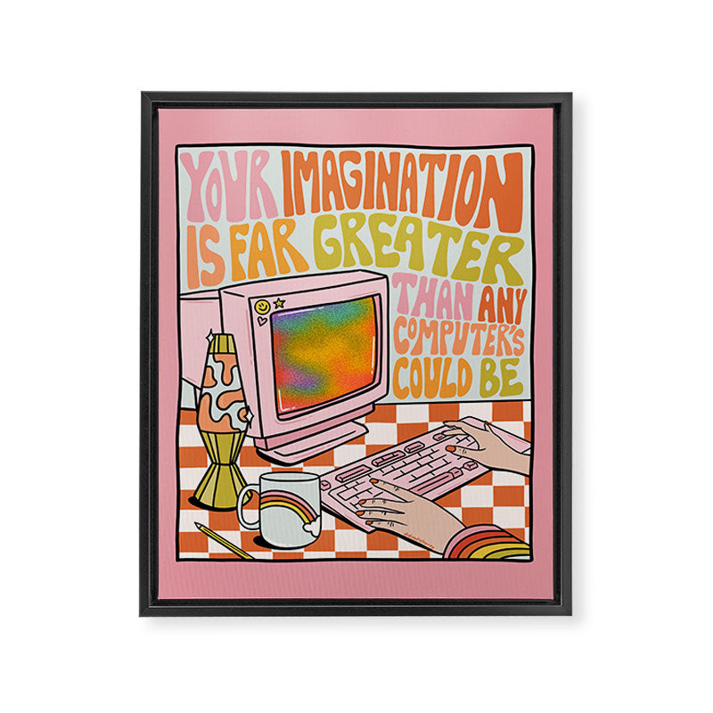 Your Imagination Framed Canvas Print Gallery Image 8