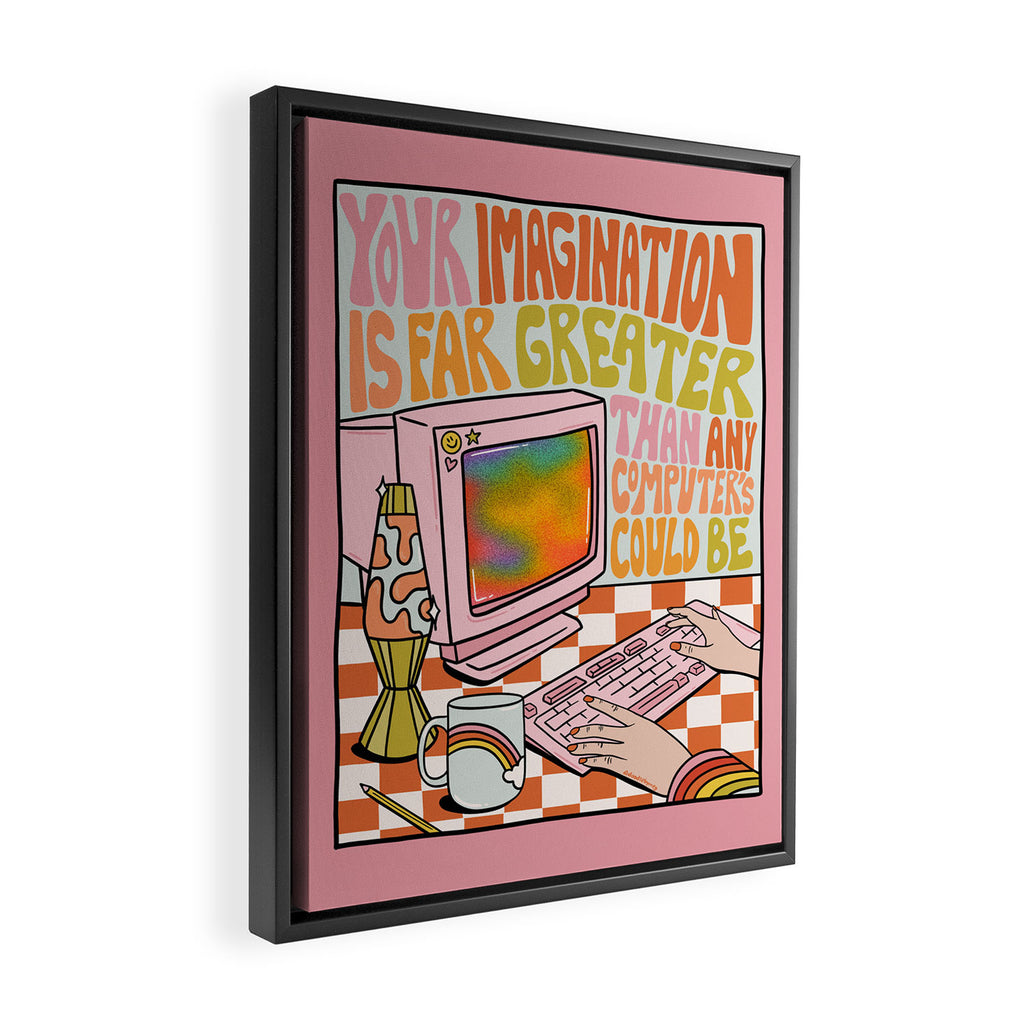 Your Imagination Framed Canvas Print Gallery Image 2