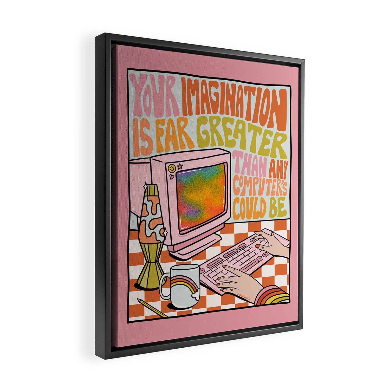 Your Imagination Framed Canvas Print Gallery Image 2