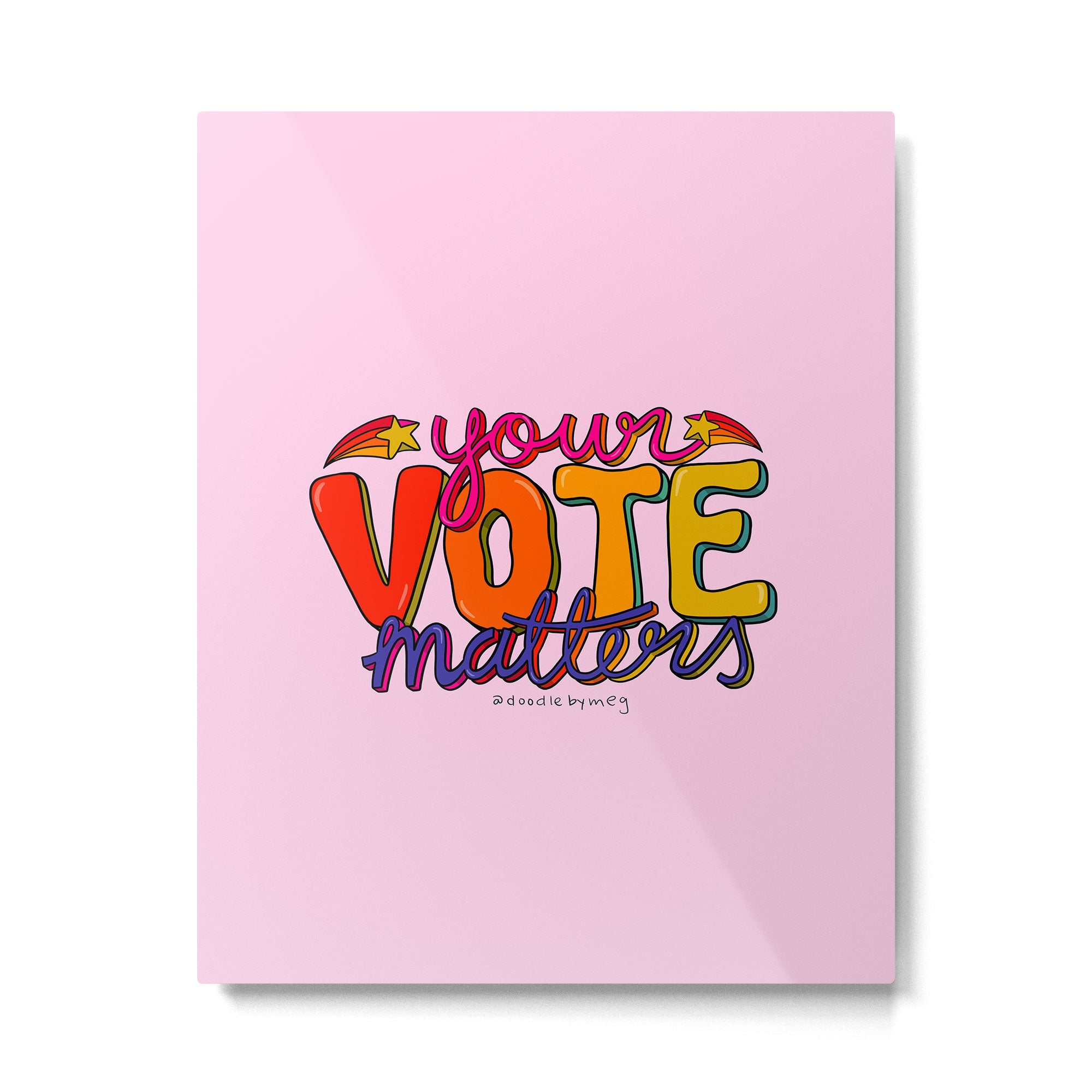 Your Vote Matters Metal Print Gallery Image 6