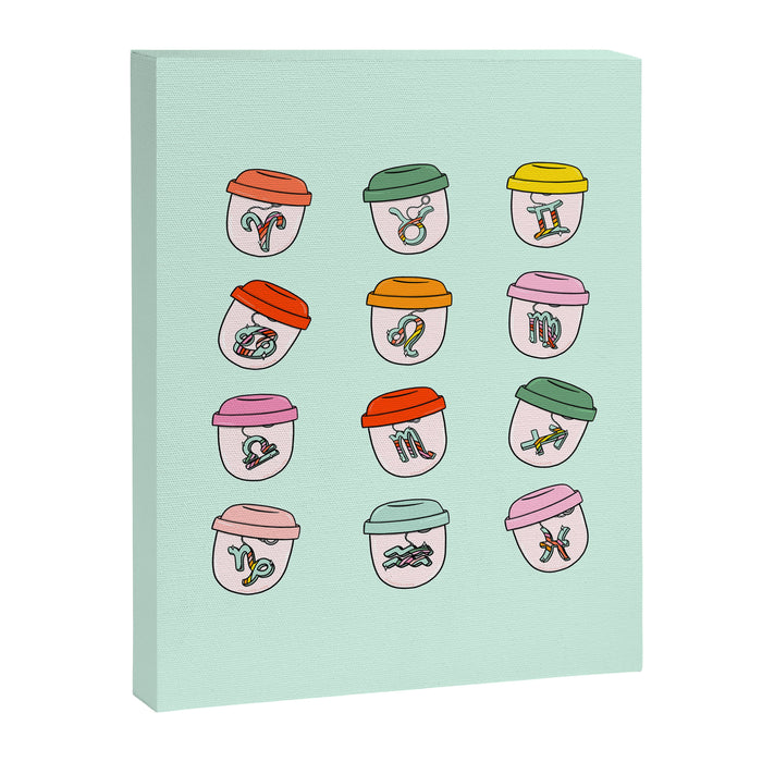 Zodiac Keychains Canvas Print Gallery Image 1