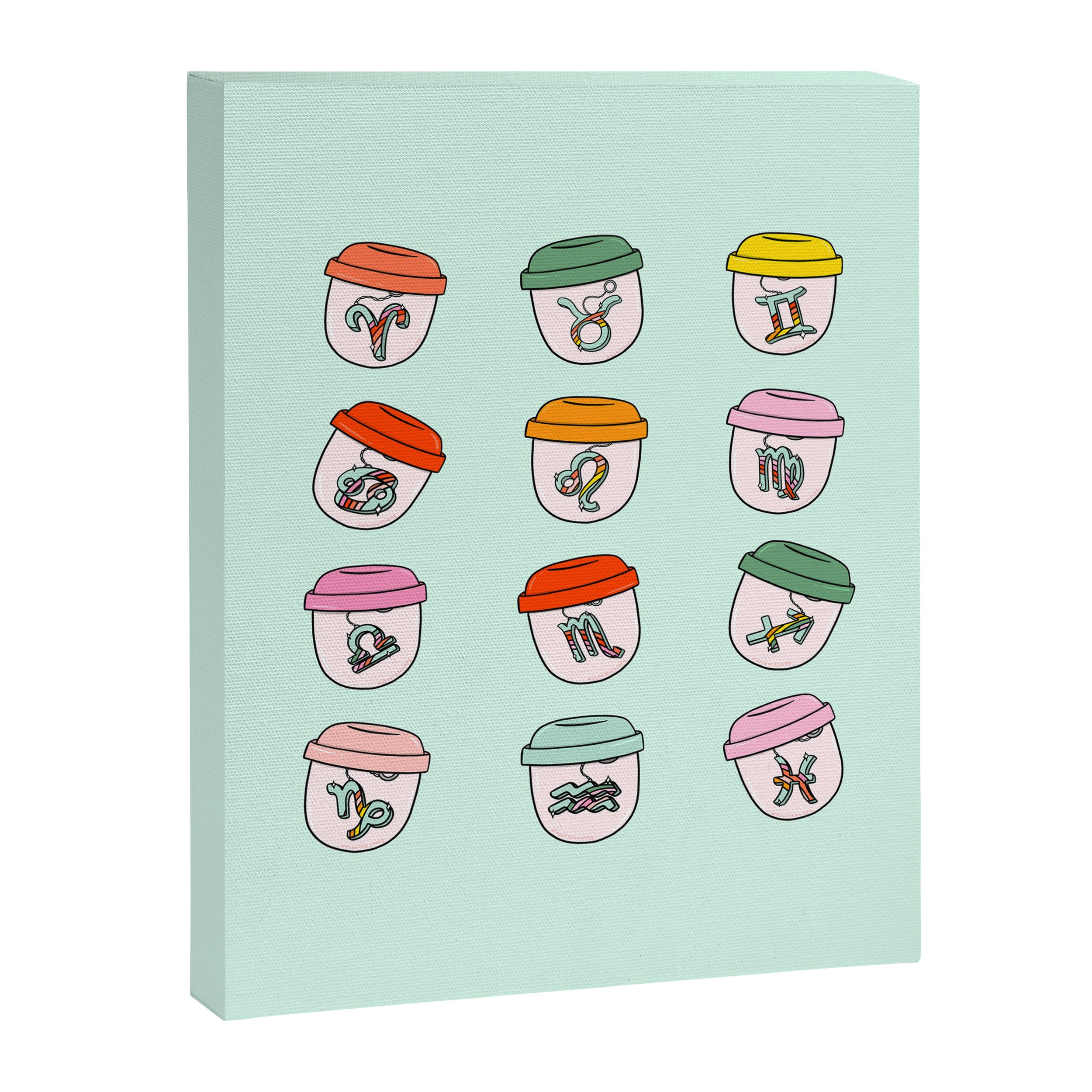 Zodiac Keychains Canvas Print Gallery Image 8