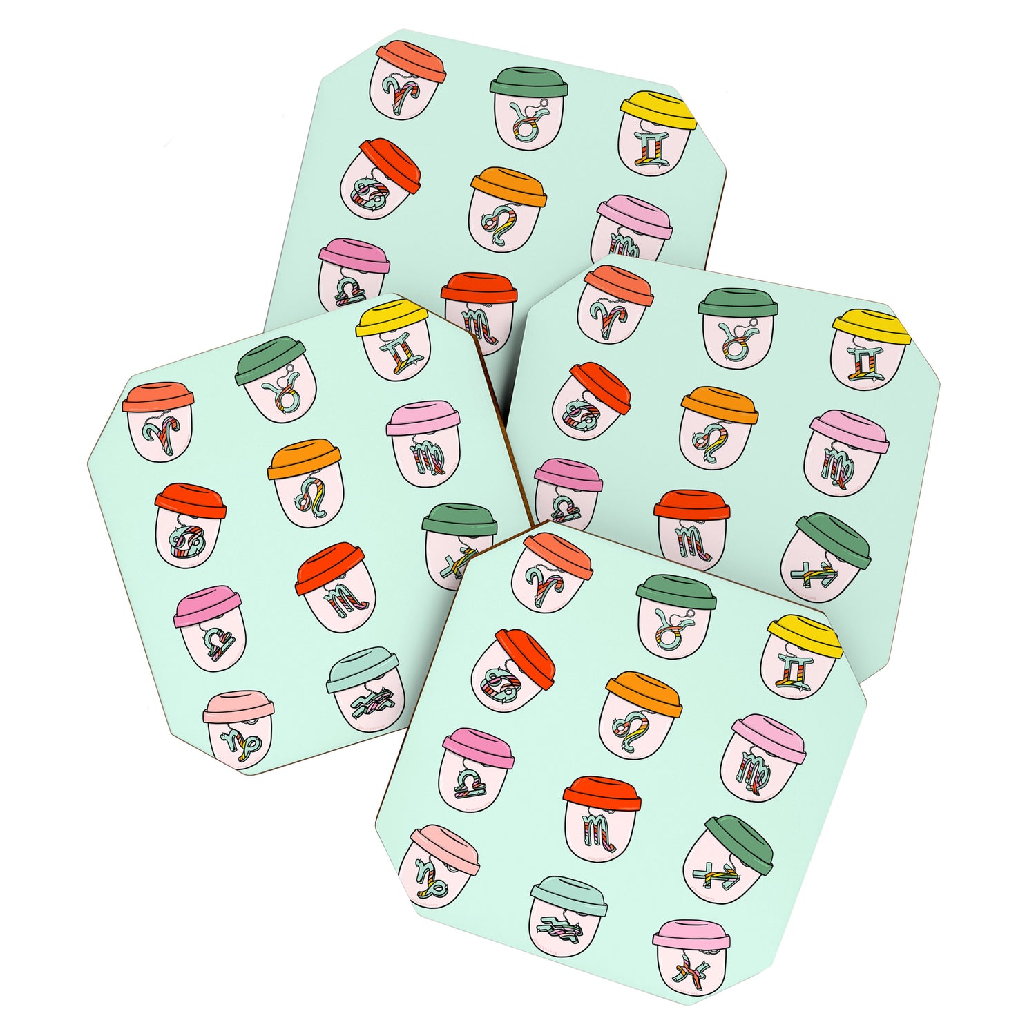 Zodiac Keychains Coaster Gallery Image 1