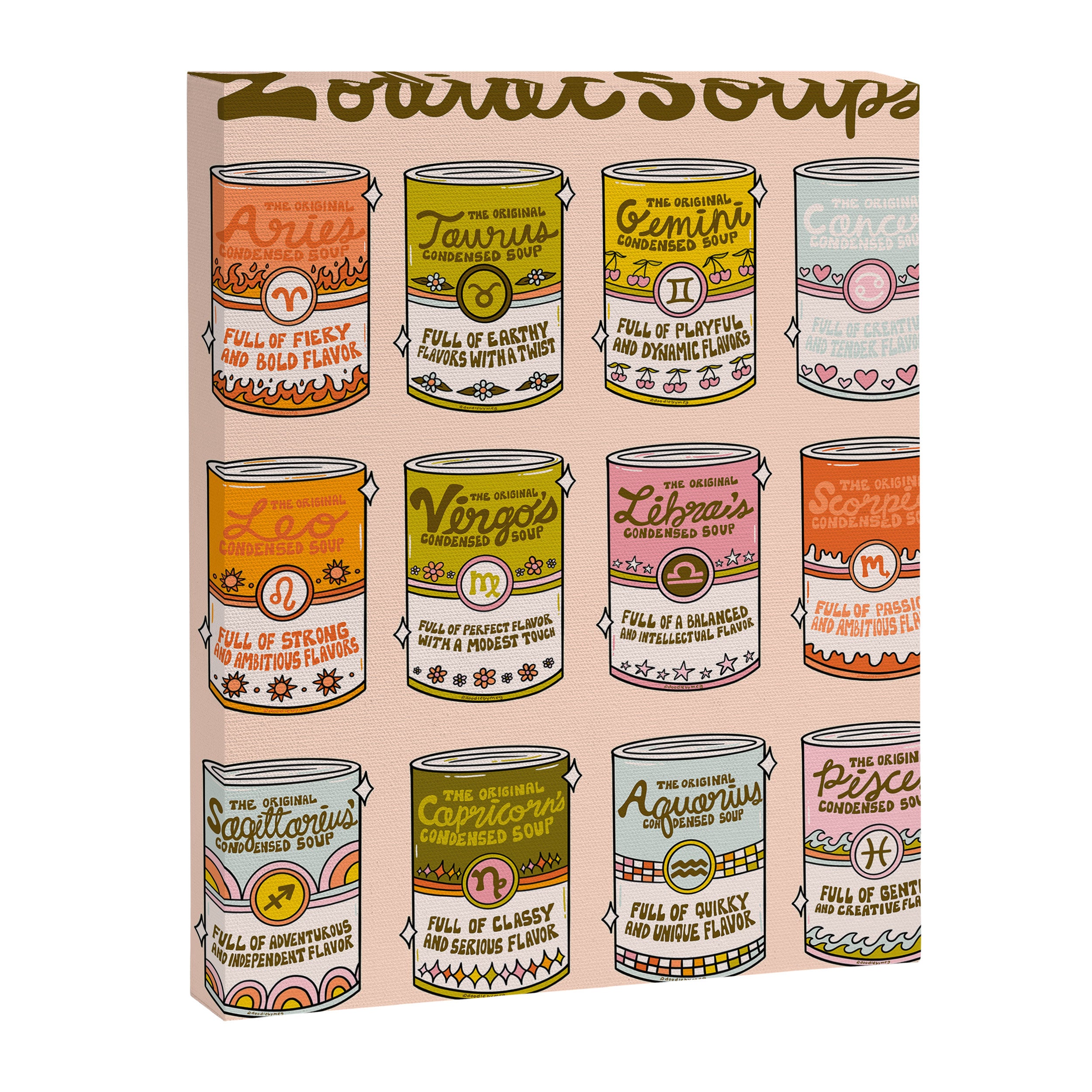 Zodiac Soups Canvas Print Gallery Image 8