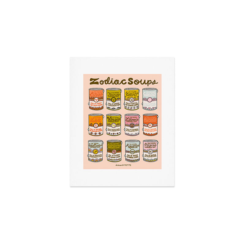 Zodiac Soups Art Print Gallery Image 1