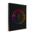 Zodiac Wheel Framed Canvas Print Gallery Image 2