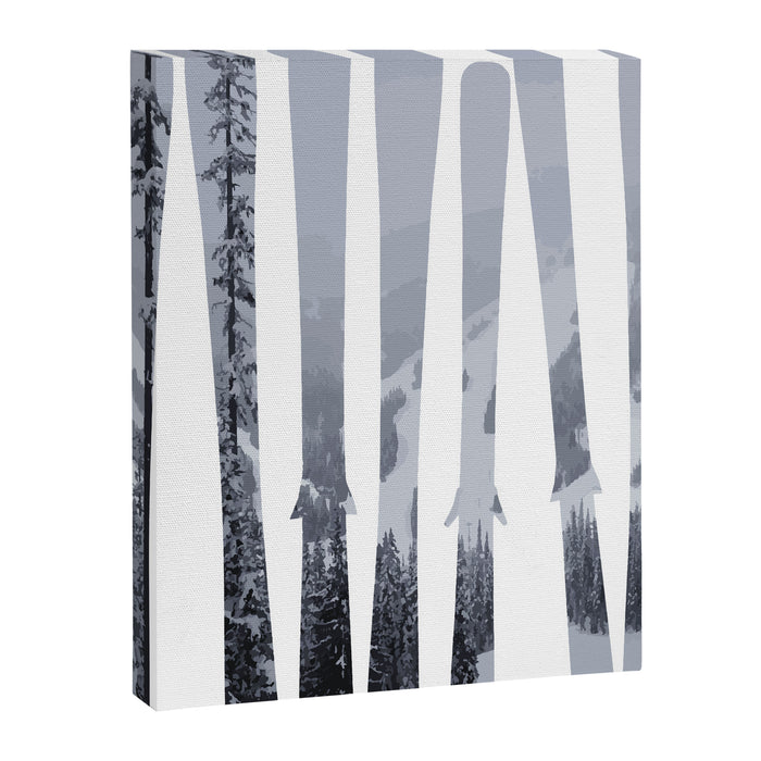 Morrisey Skis | Ski Designs | DopeyArt Canvas Print Gallery Image 1